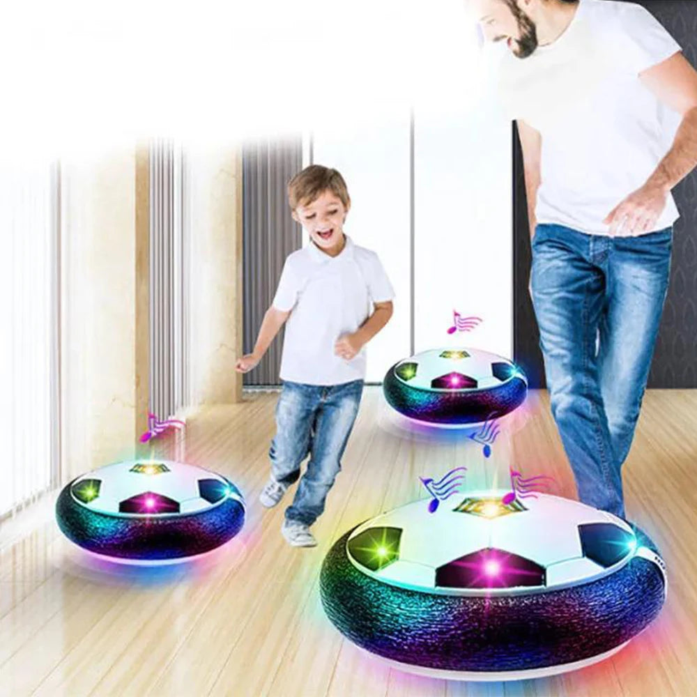 Ballon de foot flottant LED pour enfants – Jeu d’intérieur/extérieur