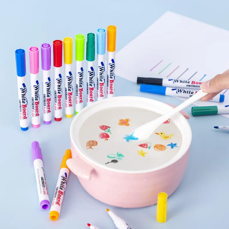 Stylos Magiques Flottants – Kit Dessin dans l’Eau pour Enfants